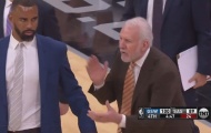 Tình huống khiến HLV Gregg Popovich bị đuổi