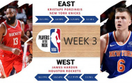 NBA Players of the Week: Vinh danh Harden, Porzingis