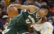 Antetokounmpo suýt lập triple – double, Bucks vẫn bại trận trước Cavaliers