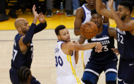 Song sát Curry-Thompson bùng nổ, Warriors bắn hạ 'Bầy Sói' trong hiệp ba