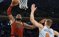 “King James” hóa điên, Cavaliers đánh gục Knicks