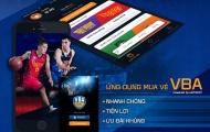 VBA ra mắt ứng dụng đặt vé bóng rổ đầu tiên tại Việt Nam