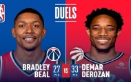 Video NBA: Màn so tài giữa DeMar DeRozan và Bradley Beal tại Toronto