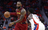 “King James” cùng các đồng đội dạo chơi trước Pistons