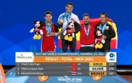 Thạch Kim Tuấn giành 3 HCV lịch sử ở giải vô địch thế giới