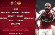 TRỰC TIẾP Arsenal 1-3 Man Utd: Mourinho dựng xe bus (KẾT THÚC)