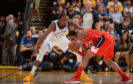 Video NBA: Kevin Durant phòng ngự cực hay trong màu áo Warriors