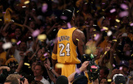 Kobe nhận 'mưa lời chúc' từ làng thể thao trong ngày treo áo ở Lakers