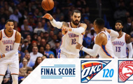 Highlights NBA: Oklahoma City Thunder 120-117 Atlanta Hawks