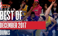 Video NBA: Những cú Dunk đẹp nhất tháng 12/2017