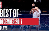 Video NBA: Những pha bóng hay nhất tháng 12/2017