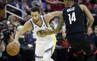 “Song tấu” Curry, Thompson bùng nổ, Warriors trả nợ thành công trên sân Rockets