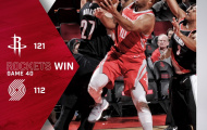 Highlights NBA: Houston Rockets 121-112 Portland Trail Blazers