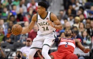 Màn trình diễn tuyệt vời của Antetokounmpo ở trận Wizards