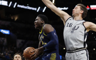 NBA 2017-18, Spurs 86-94 Pacers: L. Aldridge xuống phong độ, Spurs mất chuỗi thắng tại AT&T