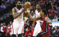 Video NBA: Harden & Paul bùng nổ giúp Rockets giành chiến thắng trước Miami Heat