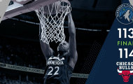Clip nóng: 'Bầy sói' bỏ mạng trên sân của Chicago Bulls