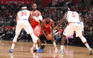 Ảnh nóng NBA: LA Clippers trở thành nạn nhân tiếp theo của Houston Rockets