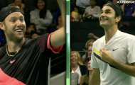 Video Federer bị Sock 'chơi khăm' ở trận giao hữu gây quỹ từ thiện