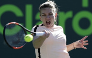 Video Halep 'trầy da tróc vẩy' ở ngày ra quân Miami Open