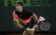 Video 'hủy diệt' Nishikori, Del Potro thẳng tiến vào vòng 4 Miami Open