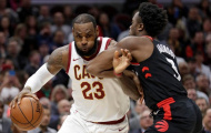 Toronto 106-112 Cleveland: LeBron James dằn mặt Raptors trước playoff