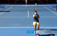 Video những pha bóng ăn may nhất lịch sử quần vợt