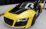 Không còn nhận ra được siêu xe Audi R8 độ khủng nhất VN