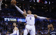 OKC Thunder vươn lên vị trí thứ 4 trong ngày Westbrook đi vào lịch sử