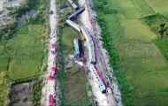 2 người tử vong tại chỗ, nhiều người bị thương nặng trong tai nạn tàu hỏa thảm khốc tại Thanh Hóa