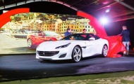 Giới nhà giàu Singapore có dịp chiêm ngưỡng siêu xe mui trần Ferrari Portofino