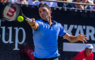 Video Federer ngã ngựa ở vòng 2 Stuttgart 2017