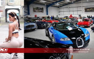 Cùng người đẹp thể hình ‘khám phá’ showroom siêu xế 30 triệu bảng Anh