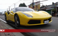 Nghi vấn đại gia Bình Dương tậu siêu xe Ferrari 488 GTB vàng nổi bật
