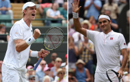 'Người khổng lồ' Anderson cảnh báo Federer trước thềm tứ kết Wimbledon
