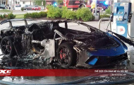Lamborghini Huracan Performante cháy trơ khung sau hành trình siêu xe