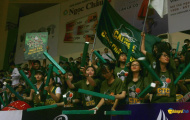 Chùm ảnh: 'Phủ xanh' nhà thi đấu, các cổ động viên tiếp sức Cantho Catfish giành thắng lợi