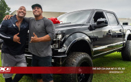 The Rock tặng bạn diễn chuyên đóng thế siêu bán tải Ford F-150