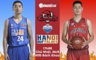 Hanoi Buffaloes vs Thang Long Warriors (26/8): Trận đấu quyết định