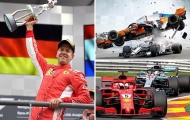 Grand Prix nước Bỉ: Vettel thắng ngoạn mục, Leclerc suýt chết dưới bánh xe Alonso