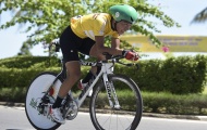 Chặng 5 giải xe đạp quốc tế VTV: Nỗ lực vượt bậc của tay đua trẻ để bảo vệ thành công áo vàng