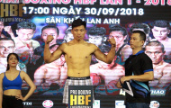 Buổi cân chính thức của giải Boxing nhà nghề có gì khác với nghiệp dư?
