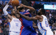 Andre Drummond tỏa sáng, Detroit Pistons 'diệt gọn' OKC