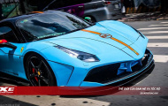 Bắt gặp siêu ngựa Ferrari 488 GTB màu lạ trên phố Sài Gòn