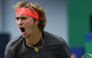 Zverev khiến cậu bé nhặt bóng sợ hãi vì màn ăn mừng ở Shanghai Masters