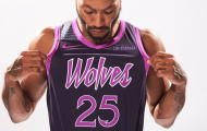 Điên đảo trước đồng phục thi đấu phiên bản City Edition của Minnesota Timberwolves