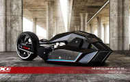Độc lạ với siêu mô tô BMW Titan concept có khả năng chống đạn