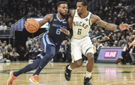 Bucks nhận thất bại đầu tiên trên sân nhà sau trận thua bất ngờ trước Grizzlies