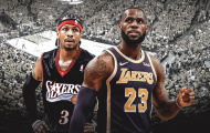 LeBron James vượt qua kỷ lục của Allen Iverson sau trận đấu hủy diệt Miami Heat