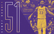Video LeBron James ghi 51 điểm giúp Lakers 'hủy diệt' Miami